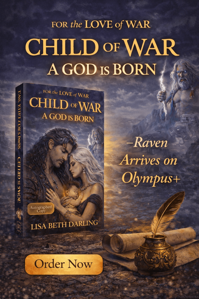child of war a god is born signed hard cover books by lisa beth darling