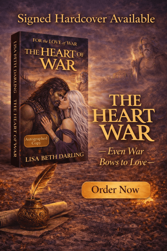 the heart of war promo hard cover and paperback