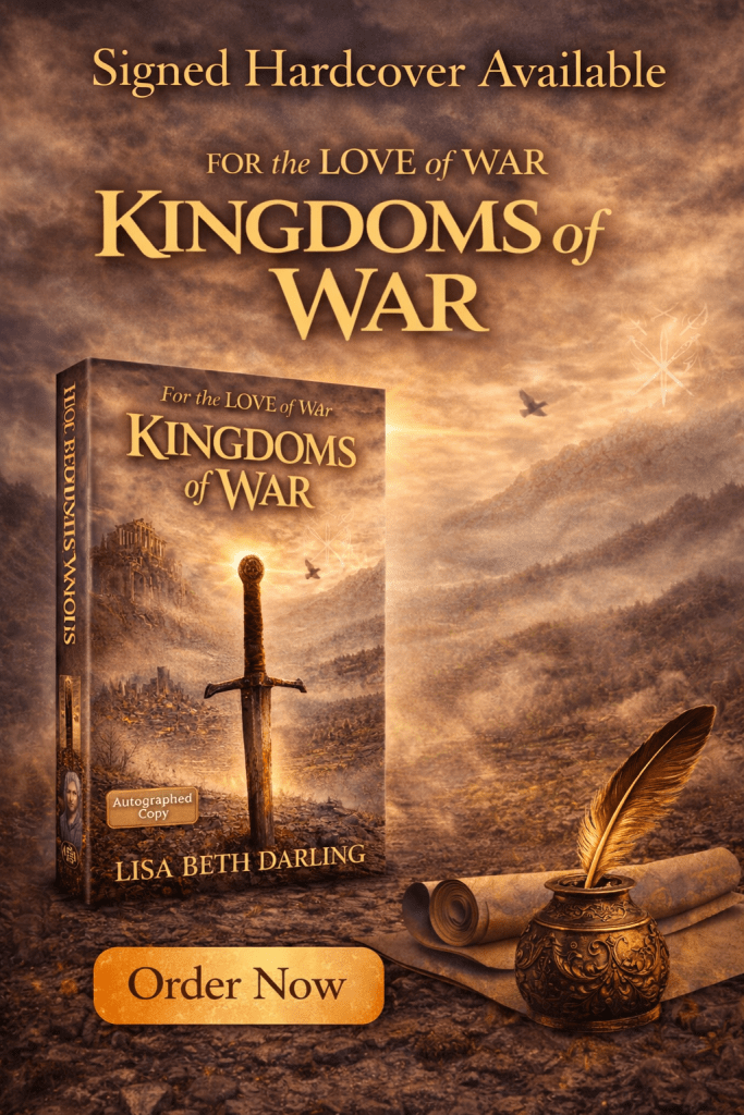 kingdoms of war hard cover book promo