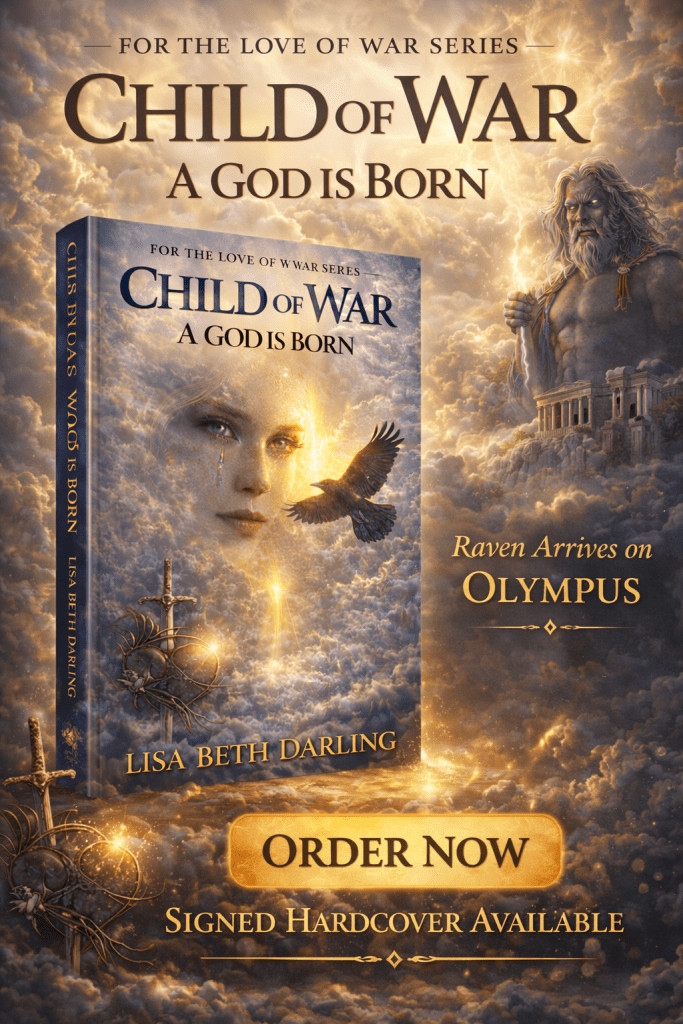 child of war a god is born signed hardcover lisa beth darling