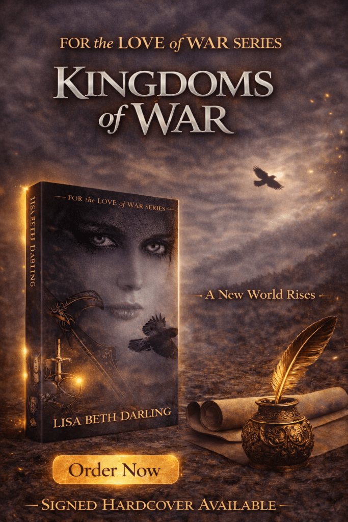 kingdoms of war signed hardcover lisa beth darling
