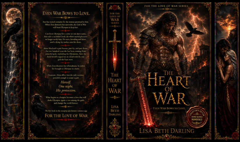 the heart of war limited hardcover edition lisa beth darling